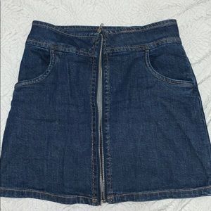 Forever 21 Premium Denim zipper skirt